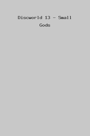Discworld 13 - Small Gods cover